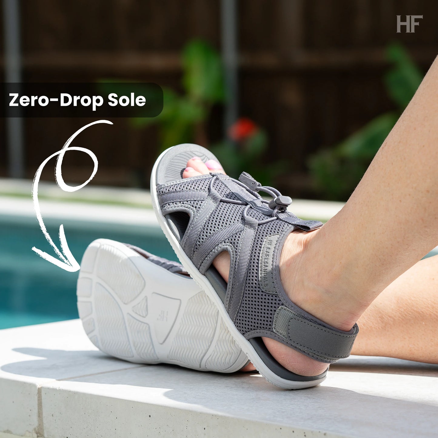 PF Baresandals II – Ergonomic Footbed & Ultra-Lightweight Barefoot Sandals (Unisex)