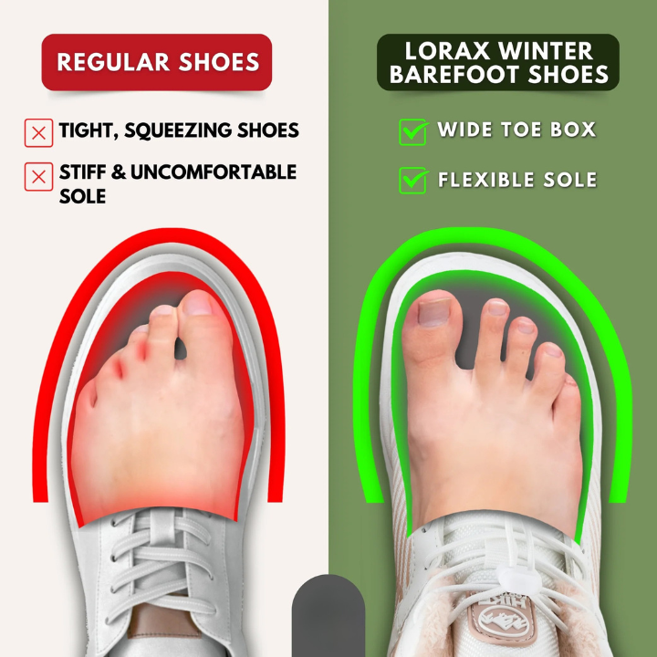 Lorax Winter – Ergonomic & Supportive Winter Barefoot Shoes (Unisex)