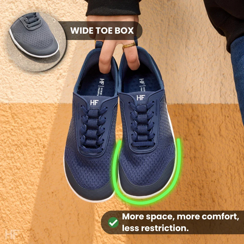 PF Stride – Hands-Off & Ergonomic Barefoot Shoes (Unisex)